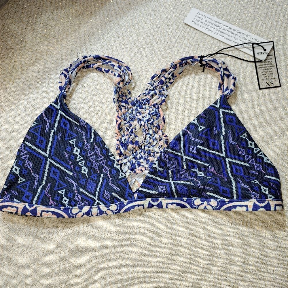 Gypsy 05 Bikini Top Bathing suit Top NWT